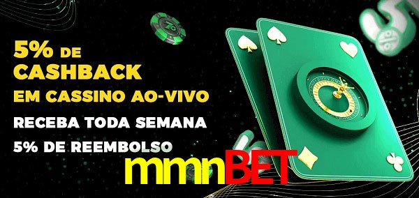 Promoções do cassino ao Vivo mmnbet